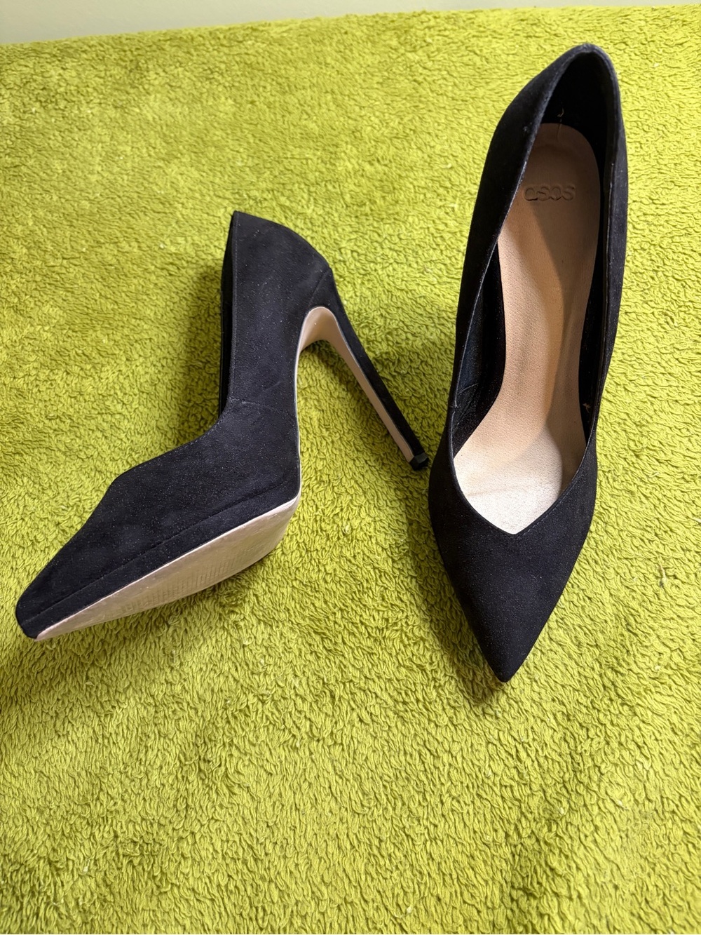 ASOS Black Pointed Stiletto Pumps